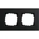 Gira 0212126 afdekraam 2-voudig Esprit aluminium zwart