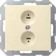 Gira 040201 inzpl stereo wandcontactdoos Systeem 55