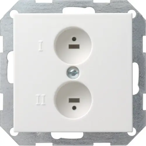 Gira 040203 inzpl stereo wandcontactdoos Systeem 55