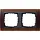 Gira 021213 afdekraam 2-voudig Event Opaque donkerbruin mat/antraciet mat