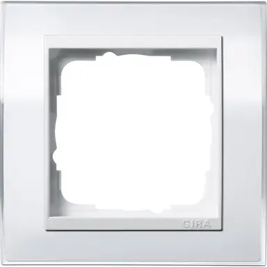 Gira 0211723 afdekraam 1-voudig Event Clear wit glans