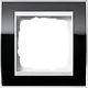 Gira 0211733 afdekraam 1-voudig Event Clear zwart glans/wit glans