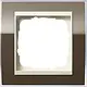 Gira 0211761 afdekraam 1-voudig Event Clear bruin glans/creme glans