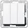 Gira 284403 drukcontact 3-voudig maakcontact 1-polig