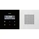 Gira 2280112 inbouwradio RDS zwartglaslook met luidspreker F100 wit glans