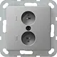 Gira 040226 inzpl stereo wandcontactdoos Systeem 55