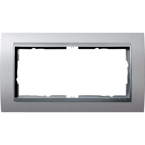 Gira 100236 afdekraam 2-voudig Event aluminium mat