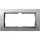 Gira 100236 afdekraam 2-voudig Event aluminium mat