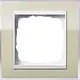 Gira 0211773 afdekraam 1-voudig Event Clear zand glans/wit glans