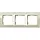 Gira 0213771 afdekraam 3-voudig Event Clear zand glans/creme glans