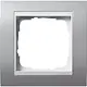 Gira 0211326 afdekraam 1-voudig Event aluminium mat/wit glans