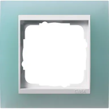 Gira 0211395 afdekraam 1-voudig Event Opaque mint mat/wit glans