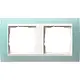 Gira 0212395 afdekraam 2-voudig Event Opaque mint mat/wit glans