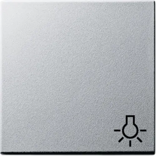 Gira 028526 schakelwip symbool licht Systeem 55 aluminium mat