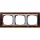 Gira 021359 afdekraam 3-voudig Event Opaque donkerbruin mat/aluminium mat
