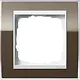 Gira 0211763 afdekraam 1-voudig Event Clear bruin glans/wit glans