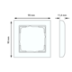 Gira 0211776 afdekraam 1-voudig Event Clear zand glans/aluminium mat