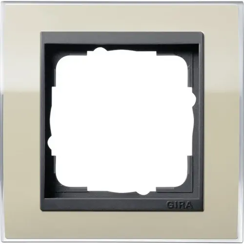 Gira 0211778 afdekraam 1-voudig Event Clear zand glans/antraciet mat