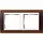 Gira 0212331 afdekraam 2-voudig Event Opaque donkerbruin mat/wit glans