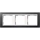 Gira 0213328 afdekraam 3-voudig Event antraciet mat/wit glans