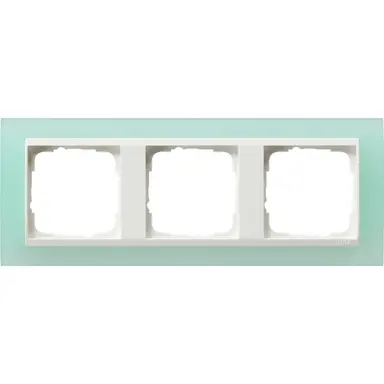 Gira 0213395 afdekraam 3-voudig Event Opaque mint mat/wit glans