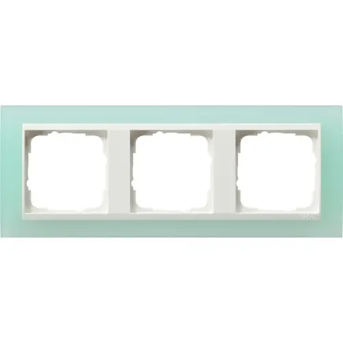 Gira 0213395 afdekraam 3-voudig Event Opaque mint mat/wit glans