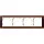 Gira 0214331 afdekraam 4-voudig Event Opaque donkerbruin mat/wit glans