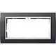 Gira 1002328 afdekraam 2-voudig Event antraciet mat/wit glans
