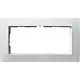 Gira 1002334 afdekraam 2-voudig Event Opaque wit mat/wit glans