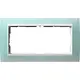 Gira 1002395 afdekraam 2-voudig Event Opaque mint mat/wit glans