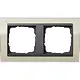 Gira 0212778 afdekraam 2-voudig Event Clear zand glans/antraciet mat