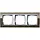 Gira 0213766 afdekraam 3-voudig Event Clear bruin glans/aluminium mat