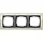 Gira 0213778 afdekraam 3-voudig Event Clear zand glans/antraciet mat