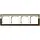 Gira 0214761 afdekraam 4-voudig Event Clear bruin glans/creme glans