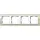Gira 0214773 afdekraam 4-voudig Event Clear zand glans/wit glans