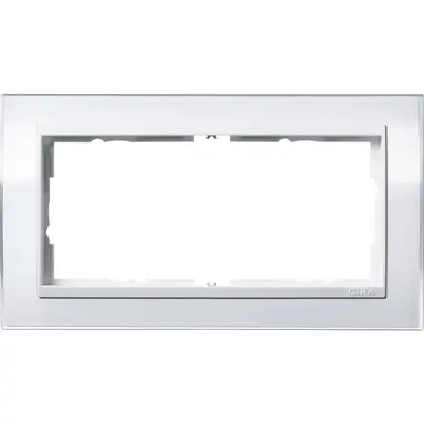 Gira 1002723 afdekraam 2-voudig Event Clear wit glans