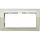 Gira 1002773 afdekraam 2-voudig Event Clear zand glans/wit glans