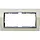 Gira 1002776 afdekraam 2-voudig Event Clear zand glans/aluminium mat