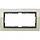 Gira 1002778 afdekraam 2-voudig Event Clear zand glans/antraciet mat