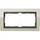 Gira 1002778 afdekraam 2-voudig Event Clear zand glans/antraciet mat
