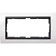 Gira 1002808 afdekraam 2-voudig Event wit glans/antraciet mat
