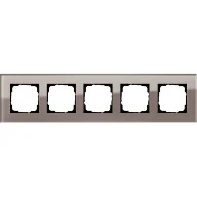Gira 0215122 afdekraam 5-voudig Esprit glas umbra