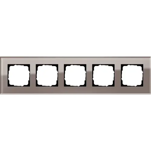Gira 0215122 afdekraam 5-voudig Esprit glas umbra