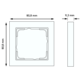 Gira 109125 afdekraam 1-voudig tekstkader E2 aluminium mat