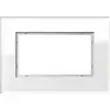 Gira 100112 afdekraam 1.5-voudig Esprit glas wit