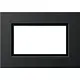 Gira 1001126 afdekraam 1.5-voudig Esprit aluminium zwart