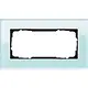 Gira 100218 afdekraam 2-voudig Esprit glas mint