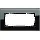 Gira 100205 afdekraam 2-voudig Esprit glas zwart
