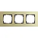 Gira 0213217 afdekraam 3-voudig Esprit aluminium lichtgoud