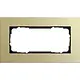 Gira 1002217 afdekraam 2-voudig Esprit aluminium lichtgoud